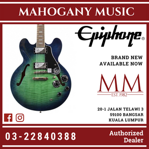 Epiphone Ltd Ed ES-335 PRO Electric Guitar, Aquamarine