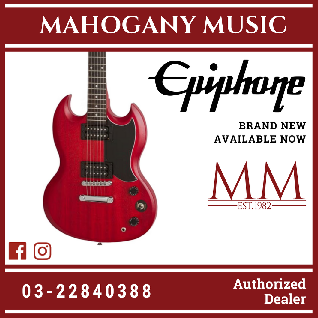 Epiphone sg special satin e1 electric guitar shop cherry