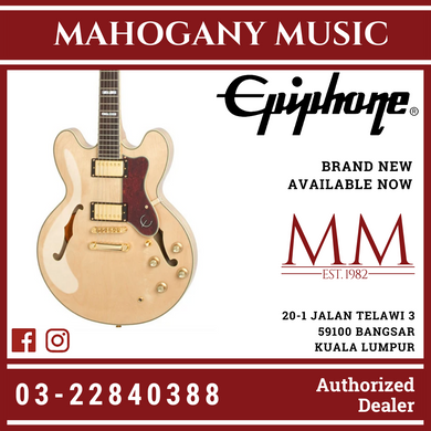 Epiphone Sheraton-II PRO Electric Guitar, Natural