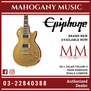 Epiphone Slash "Victoria" Les Paul Standard Electric Guitar, Case Included - Metallic Gold