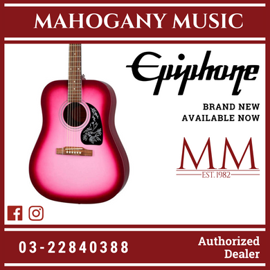 Epiphone Starling Acoustic Guitar - Hot Pink Pearl