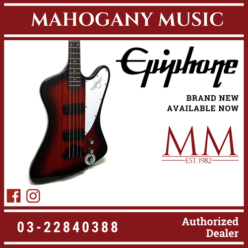 Epiphone Thunderbird Classic-IV Bass Guitar, Vintage Sunburst