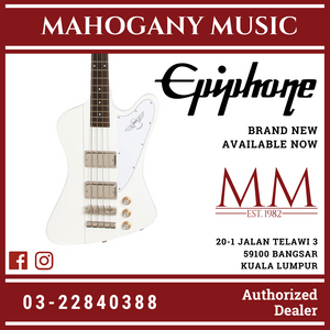 Epiphone Thunderbird Vintage Pro Electric Bass Guitar, Alpine White