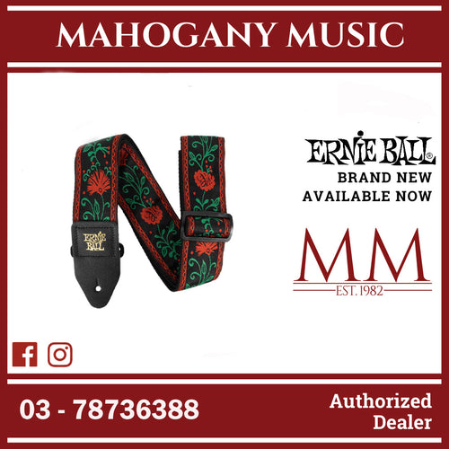 Ernie Ball 5361 Classic Jacquard Guitar Strap, Western rose