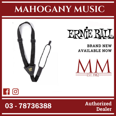 Ernie Ball EB4224 Ukulele Strap, Black