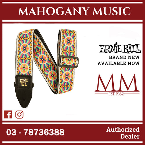 Ernie Ball EB5338 Jacquard Guitar Strap – Candy Sun