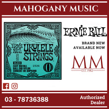 Ernie Ball P02326 Black Ball End Nylon Ukulele Strings