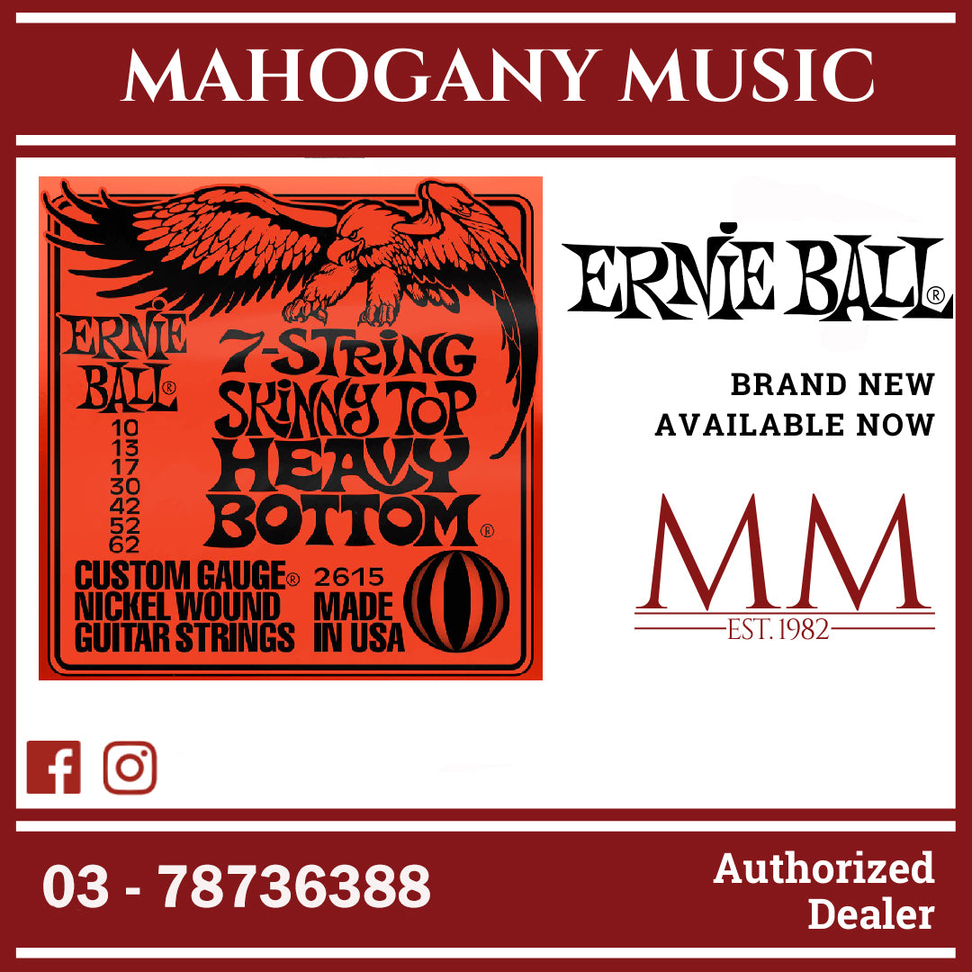 Ernie ball skinny top shop heavy bottom 7 string