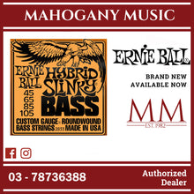 Ernie Ball P02833 Hybrid Slinky Nickel Wound Electric Bass Strings, 45-105 Gauge