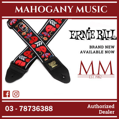 Ernie Ball P04667 Jacquard Guitar Strap, Redbird Rising