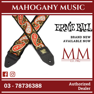 Ernie Ball P04696 Jacquard Guitar Strap, Midnight Paisley