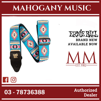 Ernie Ball P05326 Jacquard Guitar Strap, Sedona Blue