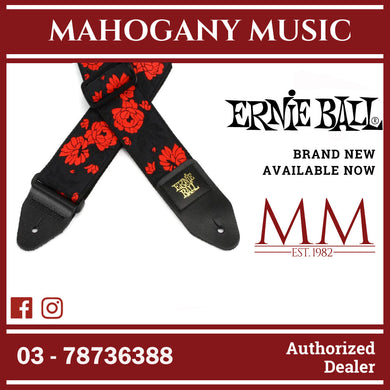 Ernie Ball P05335 Jacquard Guitar Strap, Tango Rose