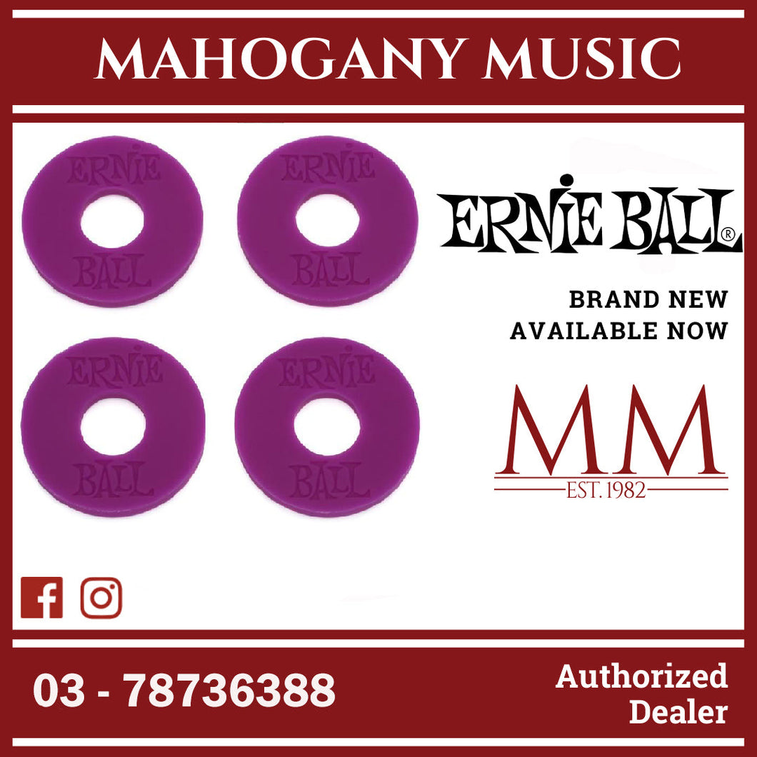 Ernie Ball P05618 Strap Blocks, Purple, 4-Pack