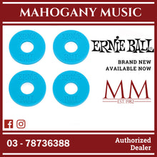 Ernie Ball P05619 Strap Blocks, Blue, 4-Pack