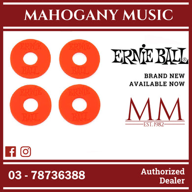 Ernie Ball P05620 Strap Blocks, Red, 4-Pack