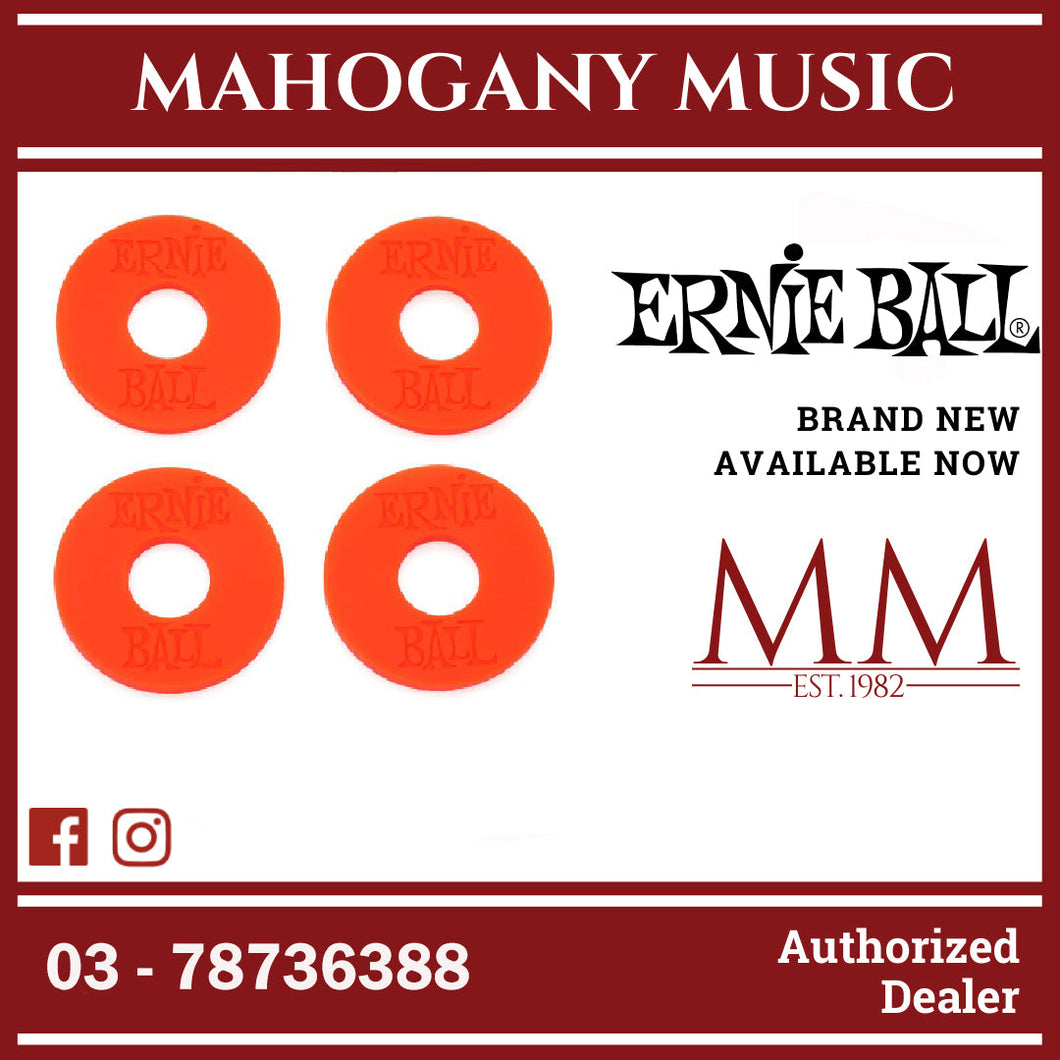 Ernie Ball P05620 Strap Blocks, Red, 4-Pack