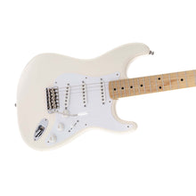 [PREORDER] Fender Artist Jimmie Vaughan Tex Mex Stratocaster Guitar, Maple Neck, Olympic White, w/Bag