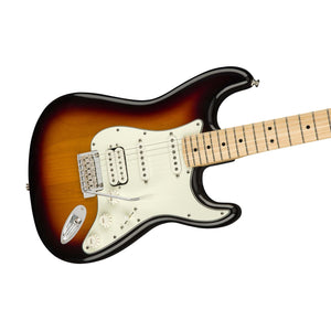 Fender Player HSS Stratocaster Electric Guitar, Maple FB, 3-Tone Sunburst