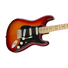 Fender Player Plus Top Stratocaster Electric Guitar, Maple FB, Aged Cherry Burst