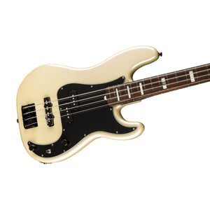 [PREORDER] Fender Duff Mckagan Signature Deluxe Precision Bass Guitar, RW FB, White Pearl