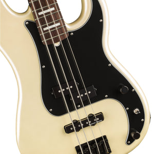 [PREORDER] Fender Duff Mckagan Signature Deluxe Precision Bass Guitar, RW FB, White Pearl