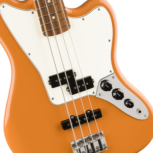 [PREORDER 2 WEEKS] Fender Player Jaguar Bass Guitar, Pau Ferro FB, Capri Orange