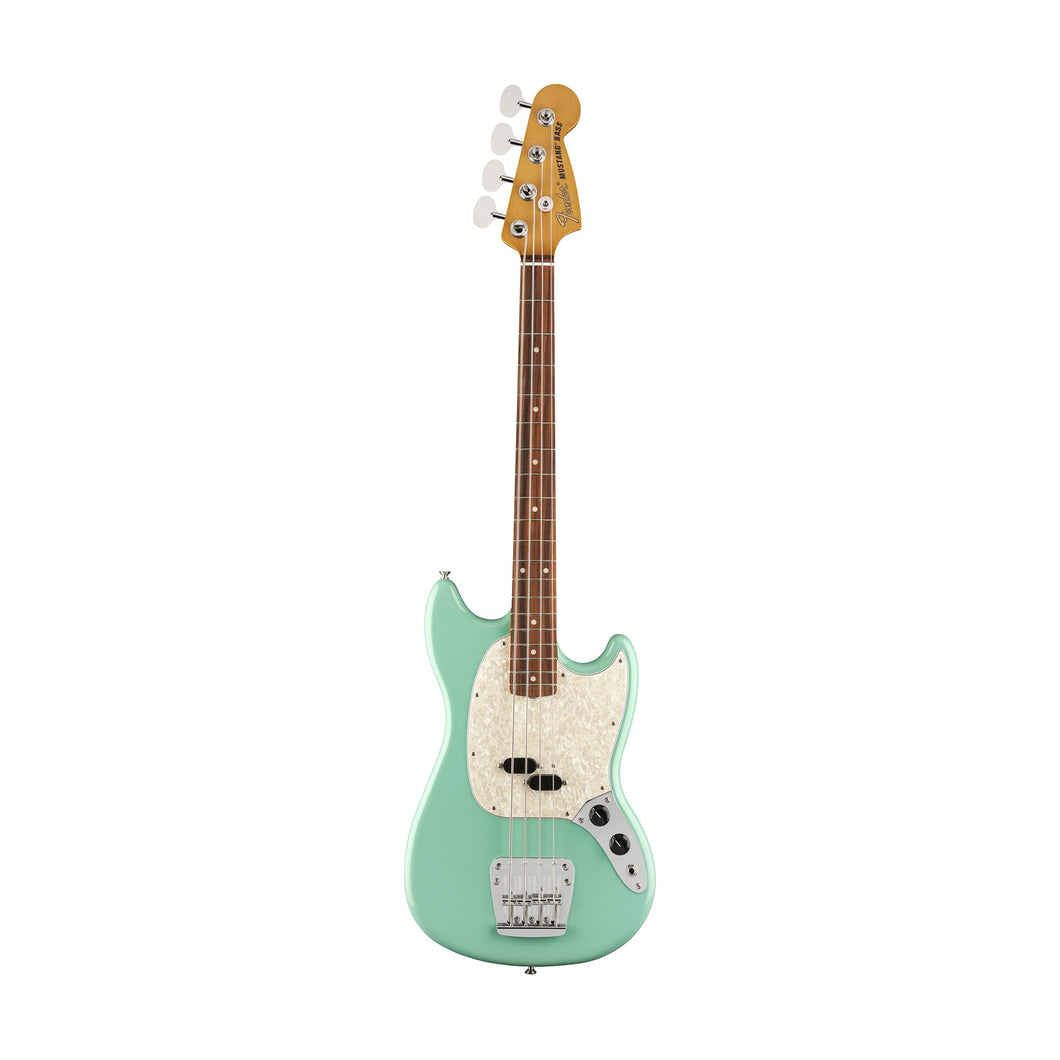 [PREORDER 2 WEEKS] Fender Vintera 60s Mustang Bass Guitar, Pau Ferro FB, Sea Foam Green