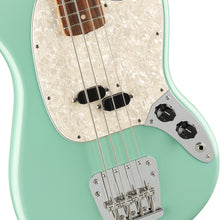 Fender Vintera 60s Mustang Bass Guitar, Pau Ferro FB, Sea Foam Green