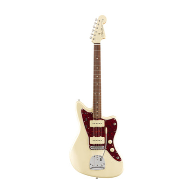 [PREORDER 2 WEEKS] Fender Vintera 60s Jazzmaster Electric Guitar, Pau Ferro FB, Olympic White w/Matching Headstock