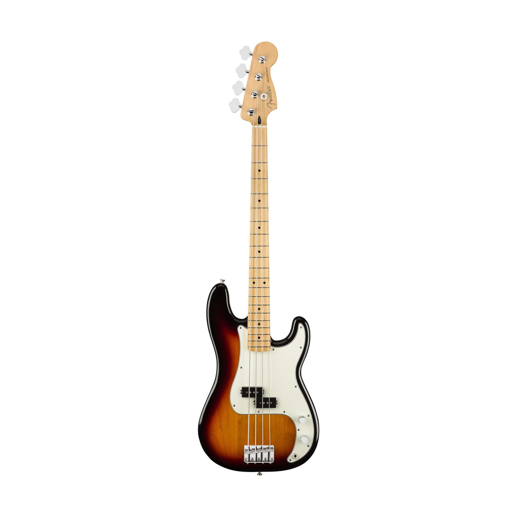 [PREORDER] Fender Player Precision Bass Electric Guitar, Maple FB, 3-Tone Sunburst