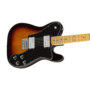 [PREORDER 2 WEEKS] Fender Vintera 70s Telecaster Deluxe Electric Guitar, Maple FB, 3-Tone Sunburst