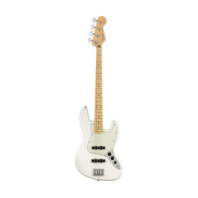 [PREORDER] Fender Player Jazz Bass Guitar, Maple FB, Polar White