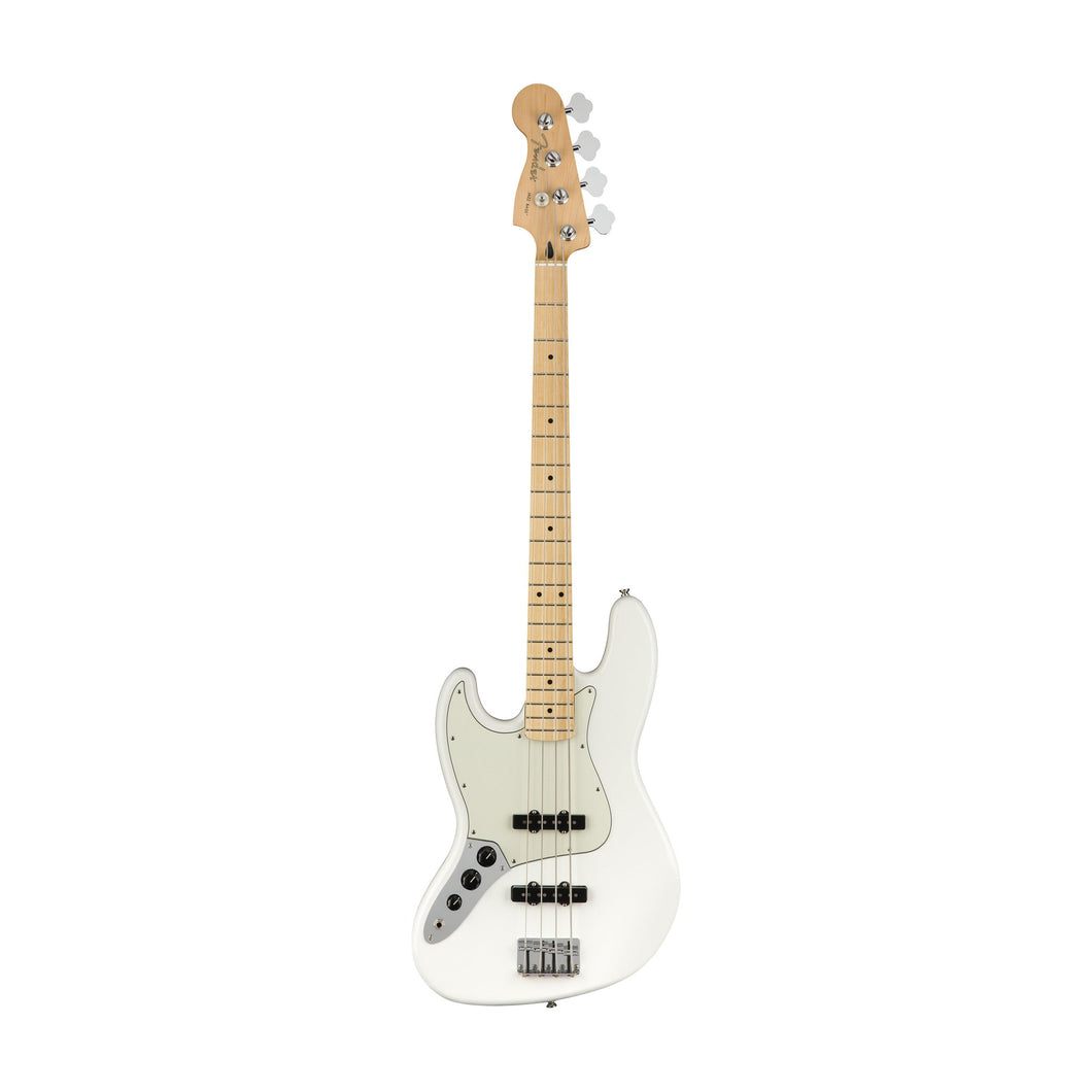 [PREORDER 2 WEEKS] Fender Player Jazz Bass Left-Handed Guitar, Maple FB, Polar White