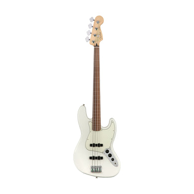 [PREORDER] Fender Player Jazz Bass Fretless Bass Guitar. Pau Ferro FB, Polar White
