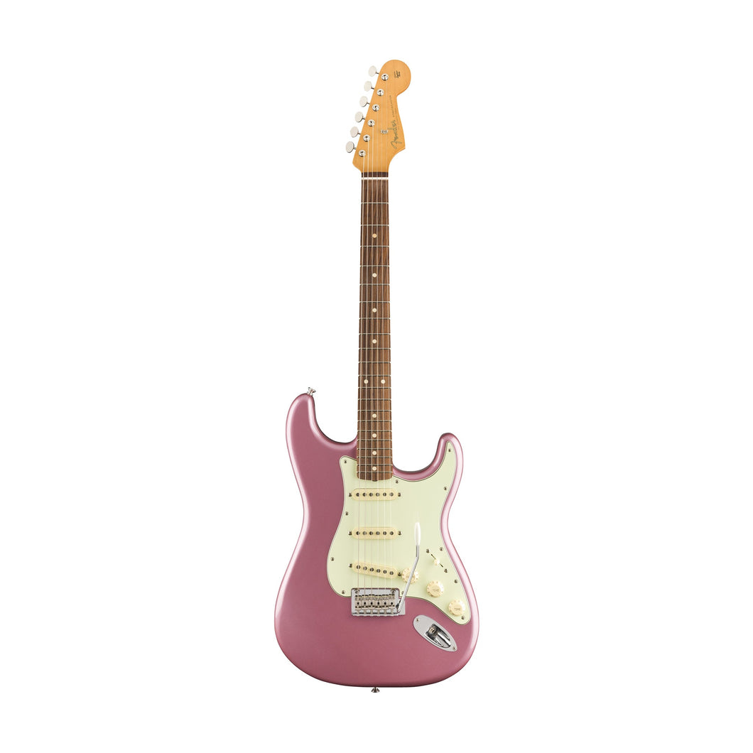 [PREORDER] Fender Vintera 60s Stratocaster Modified Electric Guitar, Pau Ferro FB, Burgundy Mist Metallic
