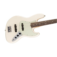 Fender American Professional Jazz Bass Guitar, Rosewood FB, Olympic White