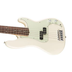 [PREORDER 2 WEEKS] Fender American Professional 5-String Precision Bass Guitar, Rosewood FB, Olympic White