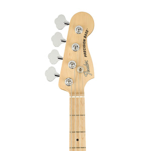 Fender American Performer Precision Bass Guitar, Maple FB, Satin Lake Placid Blue