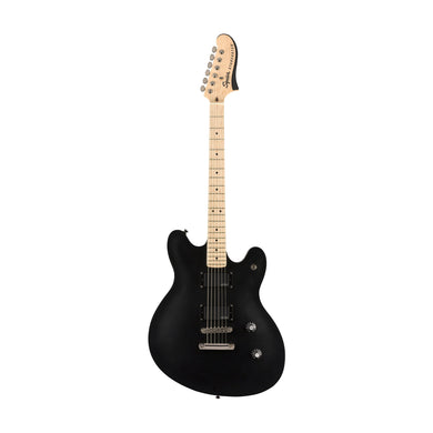 [PREORDER 2 WEEKS] Squier Contemporary Starcaster Electric Guitar, Maple FB, Flat Black