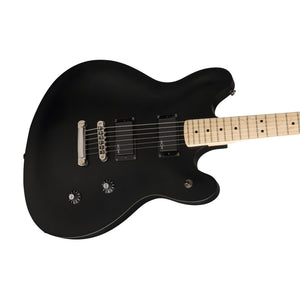 [PREORDER 2 WEEKS] Squier Contemporary Starcaster Electric Guitar, Maple FB, Flat Black