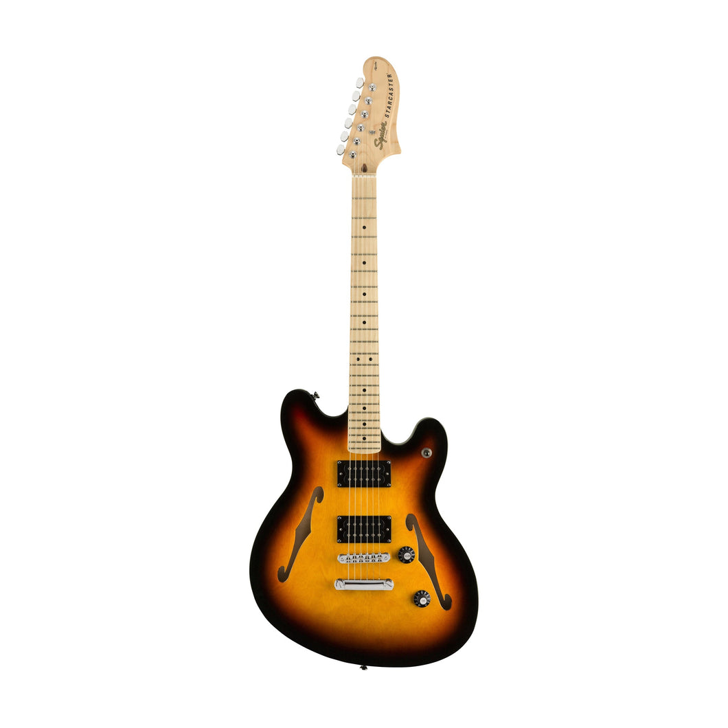 [PREORDER 2 WEEKS] Squier Affinity Series Starcaster Electric Guitar, Maple FB, 3-Tone Sunburst