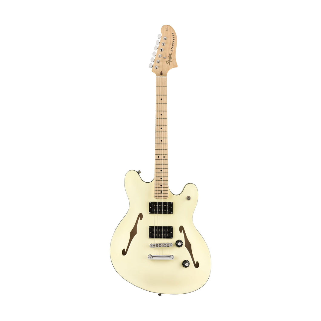 [PREORDER] Squier Affinity Series Starcaster Electric Guitar, Maple FB, Olympic White