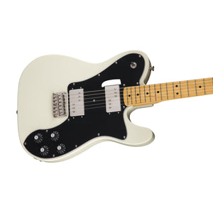 [PREORDER 2 WEEKS] Squier Classic Vibe 70s Telecaster Deluxe Electric Guitar, Maple FB, Olympic White