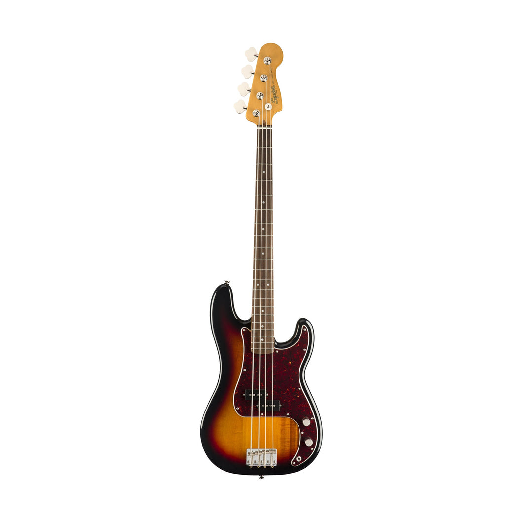 [PREORDER] Squier Classic Vibe 60s Precision Bass Guitar, Laurel FB, 3-Tone Sunburst