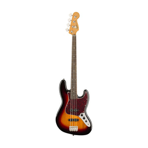[PREORDER] Squier Classic Vibe 60s Jazz Bass Guitar, Laurel FB, 3-Tone Sunburst