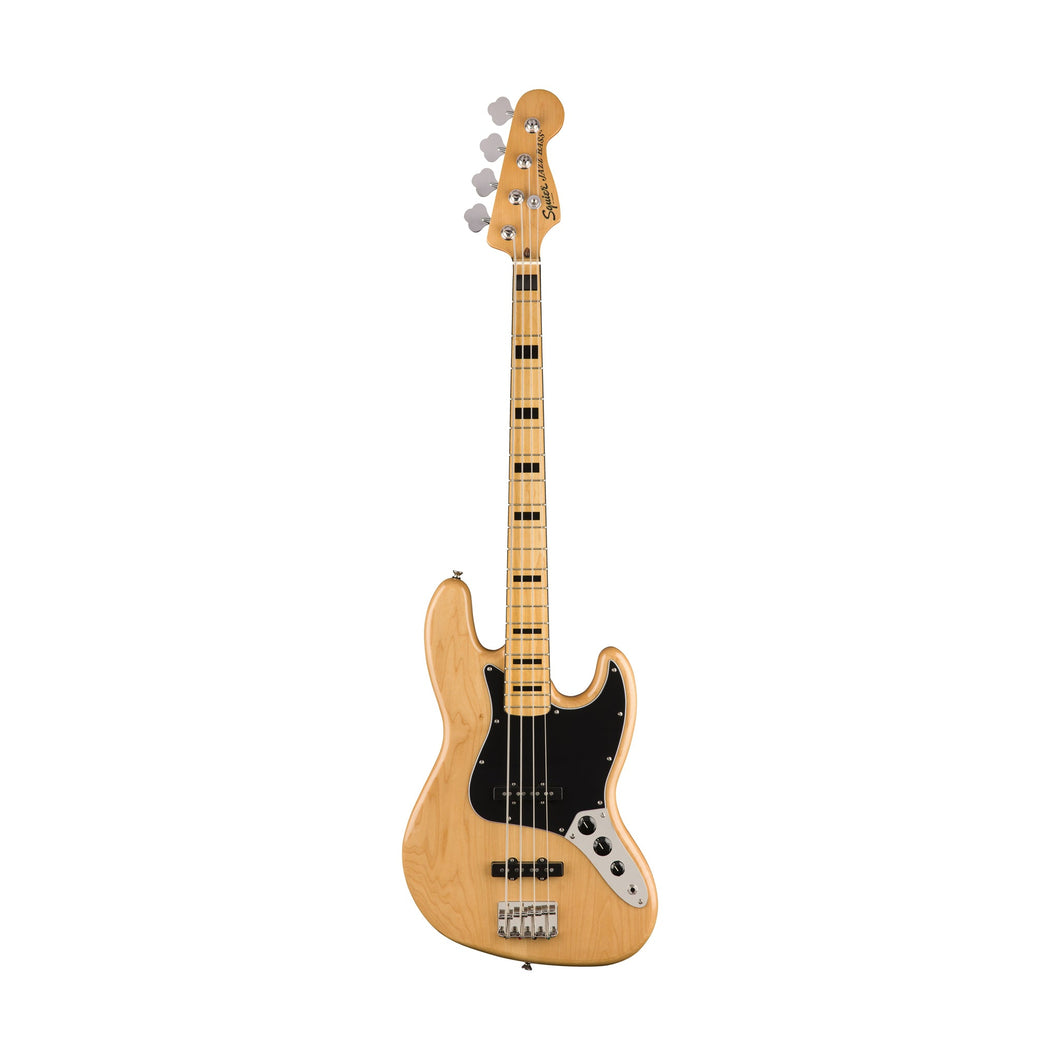 [PREORDER] Squier Classic Vibe 70s Jazz Bass Guitar, Maple FB, Natural