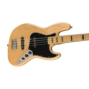 [PREORDER] Squier Classic Vibe 70s Jazz Bass Guitar, Maple FB, Natural