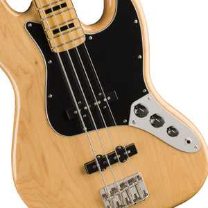 [PREORDER] Squier Classic Vibe 70s Jazz Bass Guitar, Maple FB, Natural