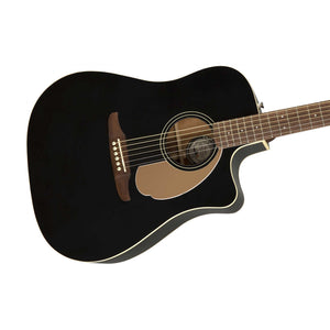[PREORDER] Fender Redondo Player Slope-Shouldered Acoustic Guitar, Jetty Black